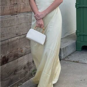 Elegant Yellow Maxi Dress